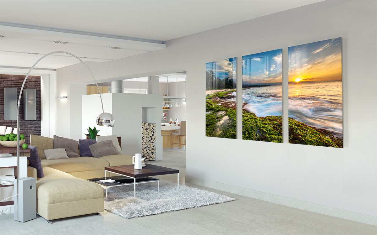 GLASS WALL ART PRINTS 3